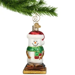 Clearance Old World Christmas S'Mores Snowman Ornament -
