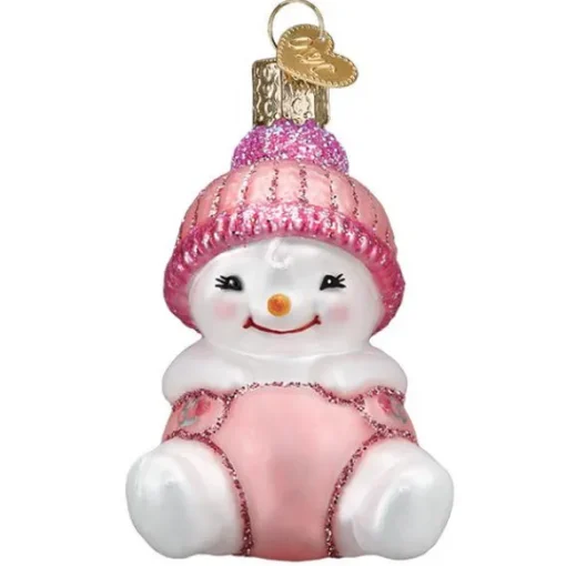 Online Snow Baby Girl Ornament - Baby