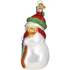 Cheap Old World Christmas Snowman With Broom Ornament -
