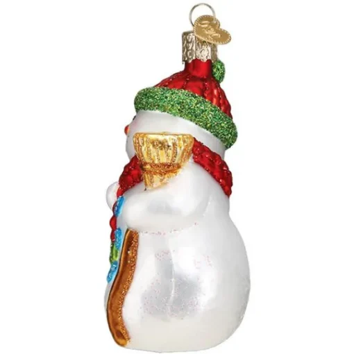 Cheap Old World Christmas Snowman With Broom Ornament -