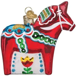 Shop Old World Christmas Swedish Dala Horse Ornament -