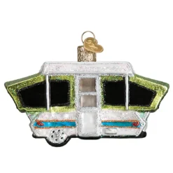 Best Sale Old World Christmas Tent Camper Ornament -