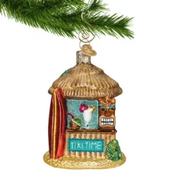 Sale Old World Christmas Tiki Hut Ornament -