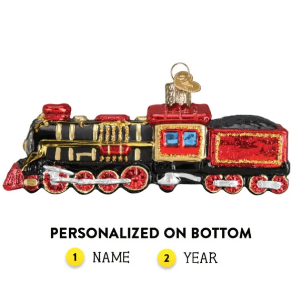 Online Train Ornament - Transportation