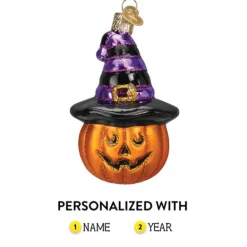 Discount Witch Pumpkin Ornament - Halloween
