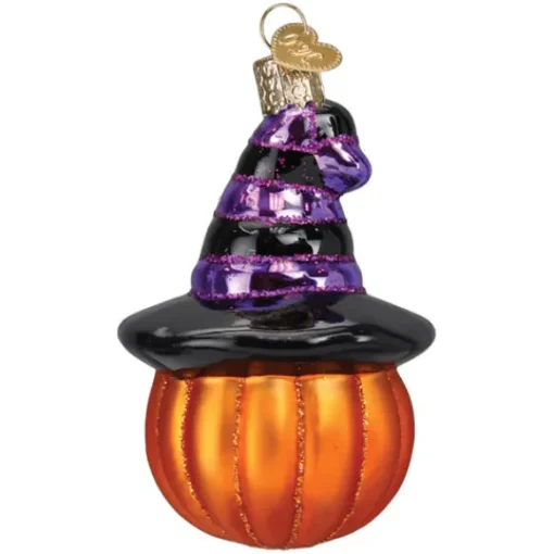 Discount Witch Pumpkin Ornament - Halloween