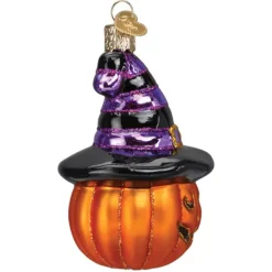 Discount Witch Pumpkin Ornament - Halloween