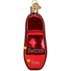 Cheap Old World Christmas Wooden Clog Ornament -